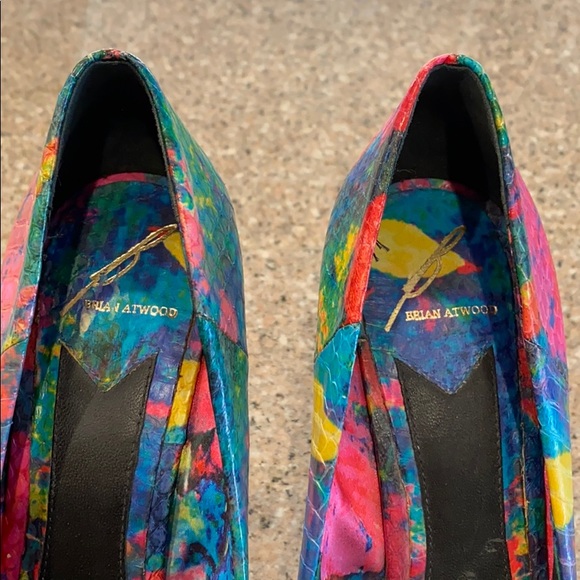 Multicolored B Brian Atwood heels - Picture 3 of 16